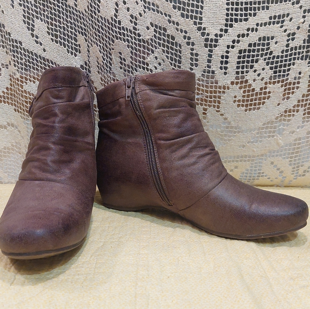 BareTraps Lined Slouch Ankle Boots